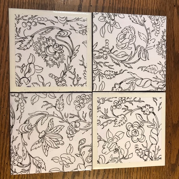 4 Tile Coasters - Picture 2 of 5